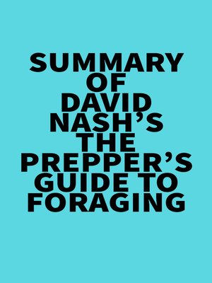 cover image of Summary of David Nash's the Prepper's Guide to Foraging